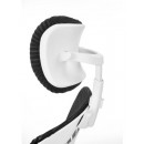 Кресло компьютерное HALMAR SOCKET черный/белый